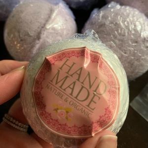 Lavender and Orange bath bombs